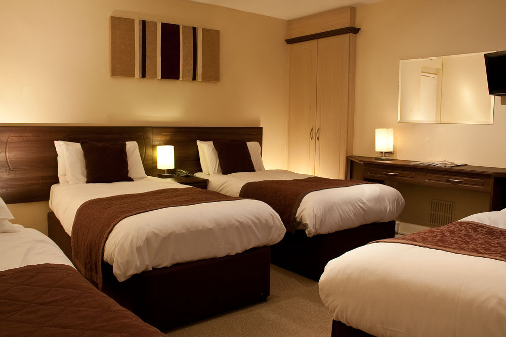 New Steine Hotel quadruple bedroom