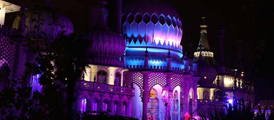 Brighton Pavilion in winter