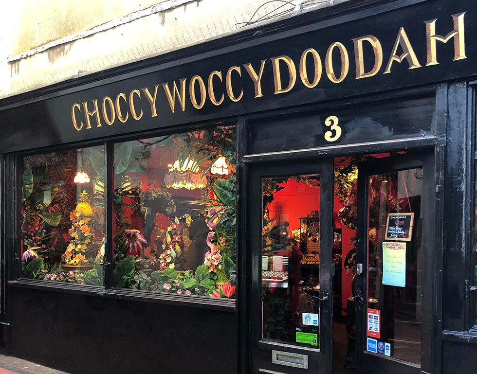 choccywoccydoodah chocolate emporium, Brighton