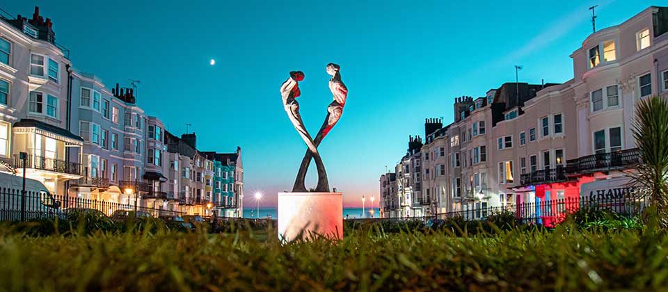 New Steine at night