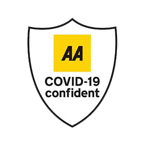 AA COVID Confident logo- New Steine Hotel, Brighton