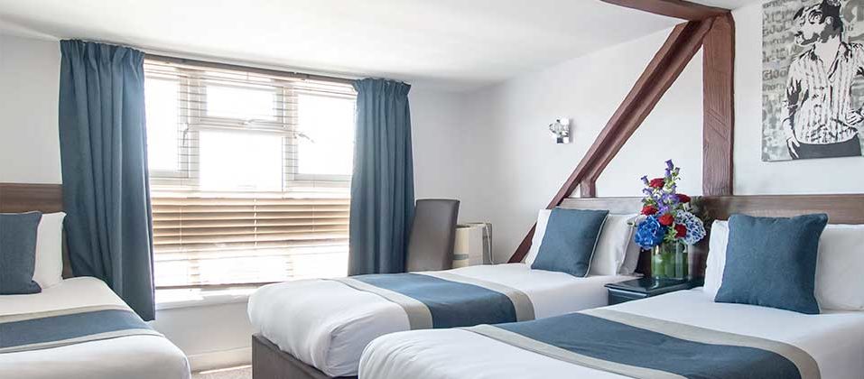 New Steine Hotel 2020 triple bed