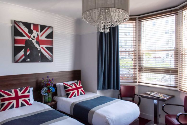 Twin Bedroom - New Steine Hotel - Brighton