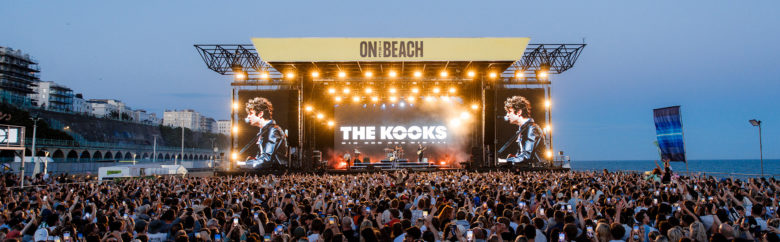 On The Beach with The Kooks
