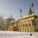 The Royal Pavilion, Brighton in the snow.