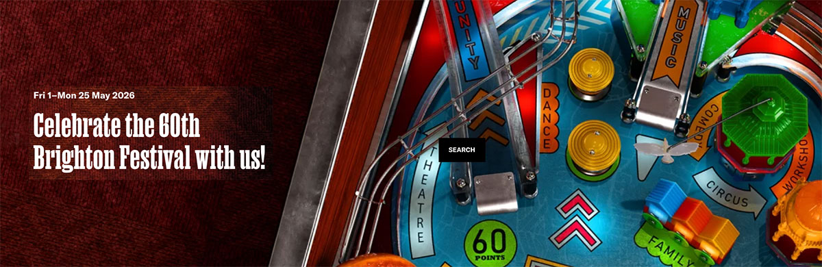 Brighton Festival 2026 - the largest festival in England celebrates it's 60th year!